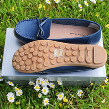 Charger l'image dans la galerie, TROTT N BREIZH chaussures cuir confort MOCASSIN BLEU