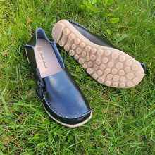 Charger l'image dans la galerie, TROTT N BREIZH chaussures cuir confort mocassin noir design