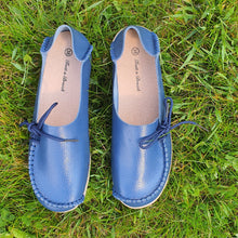 Charger l'image dans la galerie, TROTT N BREIZH chaussures cuir confort mocassin marine design