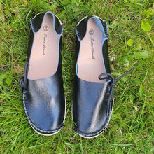 Charger l'image dans la galerie, TROTT N BREIZH chaussures cuir confort mocassin noir design