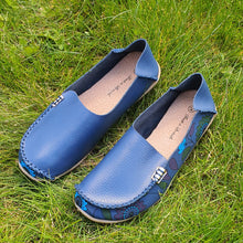 Charger l'image dans la galerie, TROTT N BREIZH chaussures cuir confort marine design imprimé