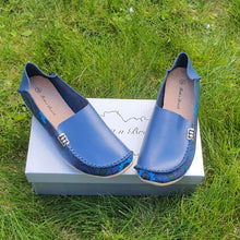 Charger l'image dans la galerie, TROTT N BREIZH chaussures cuir confort marine design imprimé