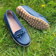 Charger l'image dans la galerie, TROTT N BREIZH chaussures cuir marine confort