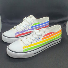 Charger l&#39;image dans la galerie, Chaussures toile Trott n Breizh arc en ciel
