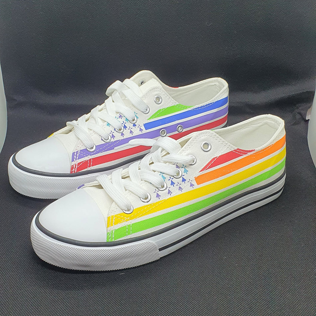 Chaussures toile Trott n Breizh arc en ciel