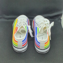 Charger l&#39;image dans la galerie, Chaussures toile Trott n Breizh arc en ciel
