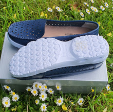 Charger l&#39;image dans la galerie, TROTT N BREIZH chaussures cuir confort BLEU AERE

