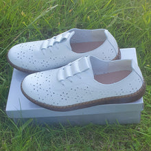 Charger l&#39;image dans la galerie, TROTT N BREIZH chaussures cuir confort BLANC AERE
