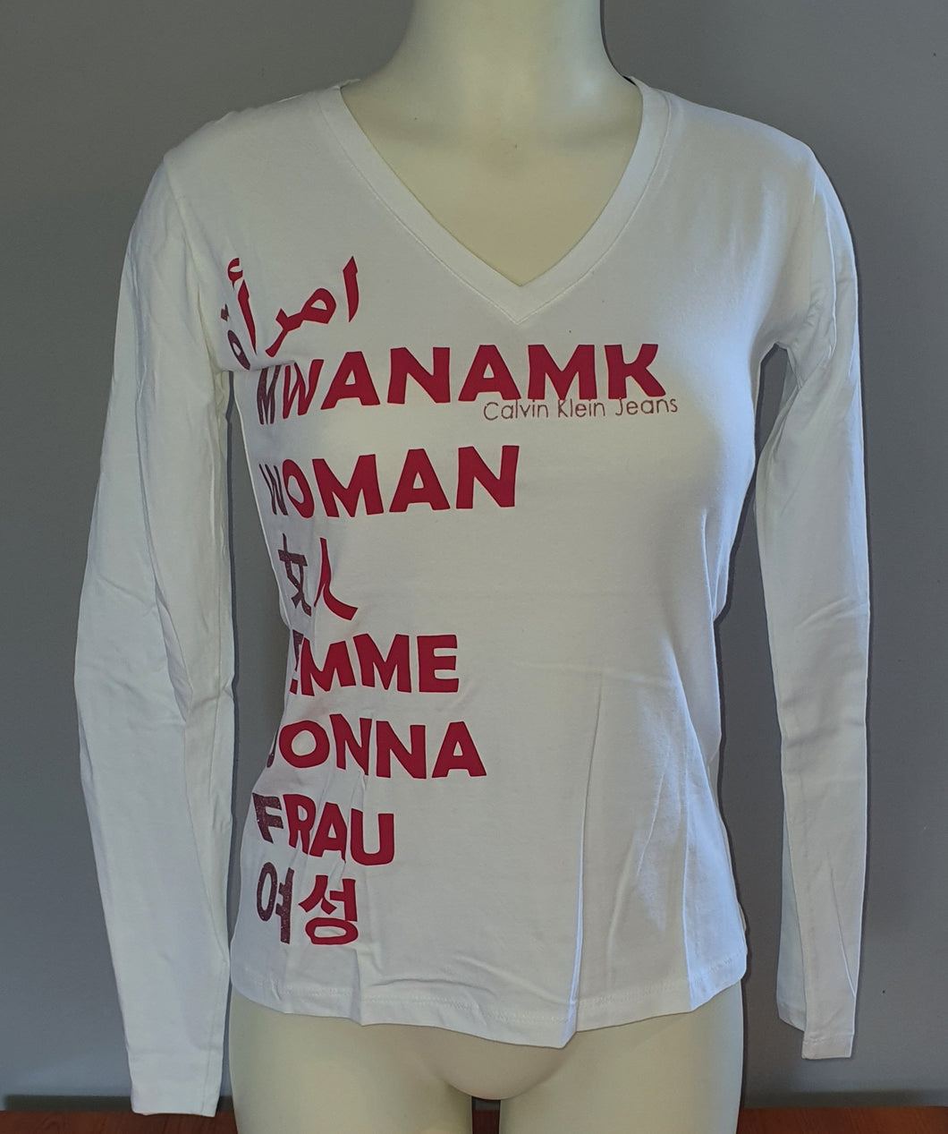 T-shirt CALVIN KLEIN femme manche longue+++