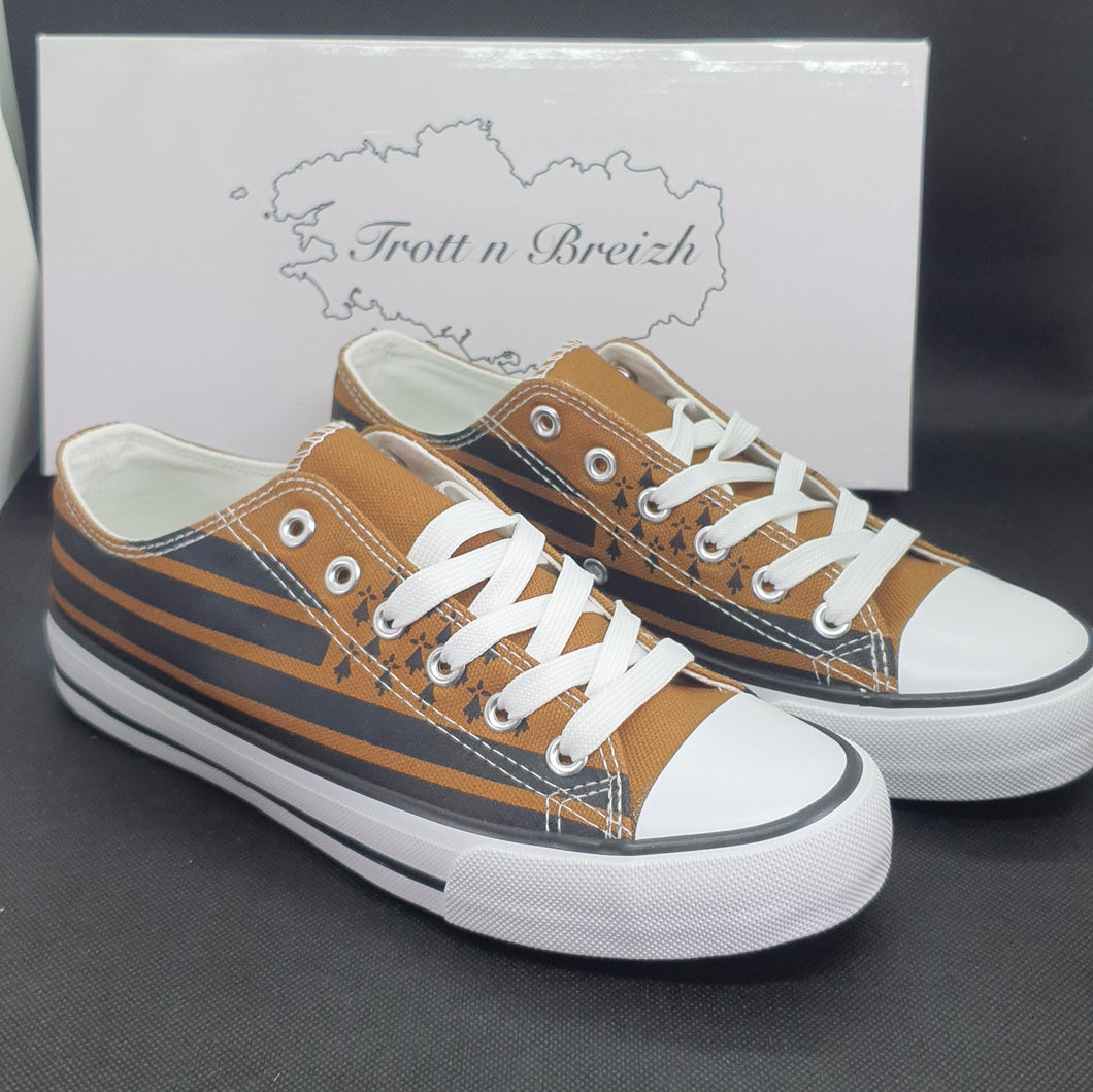 Chaussures toile Trott n Breizh marron